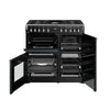 Stoves Richmond Deluxe 90DF 90cm Dual Fuel Range Cooker - Twilight Blue