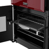 Stoves Richmond Deluxe 90DF 90cm Dual Fuel Range Cooker - Garnet Red