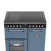 Stoves Richmond Deluxe 90Ei RTY 90cm Electric Range Cooker with Induction Hob - Twilight Blue