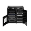 Stoves Richmond Deluxe 90Ei RTY 90cm Electric Range Cooker with Induction Hob - Midnight Blue
