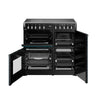 Stoves Richmond Deluxe 90Ei RTY 90cm Electric Range Cooker with Induction Hob - Deep Marine