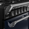Stoves Richmond Deluxe 100DF 100cm Dual Fuel Range Cooker - Midnight Blue