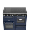 Stoves Richmond Deluxe 100Ei RTY 100cm Electric Range Cooker with Induction Hob - Midnight Blue