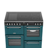 Stoves Richmond Deluxe 100Ei RTY 100cm Electric Range Cooker with Induction Hob - Deep Marine