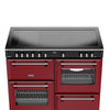Stoves Richmond Deluxe 110Ei RTY 110cm Electric Range Cooker with Induction Hob - Garnet Red