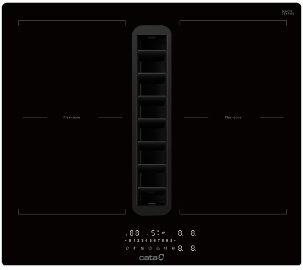 Cata CATDD60CHF 60cm Venting Induction Hob - Black