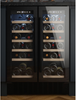 Cata UBBKWC60DDF 60cm Dual Zone Wine Cooler - Black