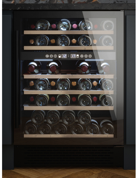 Cata UBBKWC60F 60cm Dual Zone Wine Cooler - Black