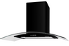 Cata UBSCG90BK 90cm Curved Glass Hood - Black