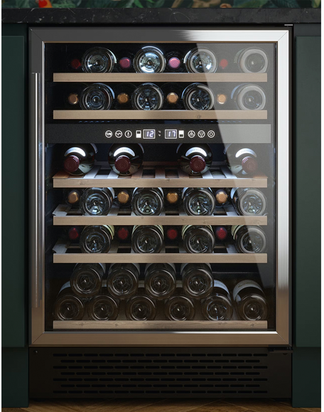 Cata UBSSWC60F 60cm Dual Zone Wine Cooler - Stainless Steel