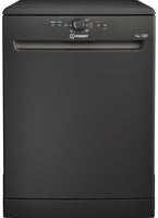 Indesit D2FHK26B Standard Dishwasher - Black - E Rated