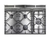 Rangemaster Elise ELS90DFFGB 90cm Dual Fuel Range Cooker - Black/Brushed Chrome Trim