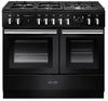 Rangemaster PROPL100FXDFFGB/C Professional Plus FX 100cm Dual Fuel Range Cooker - Gloss Black