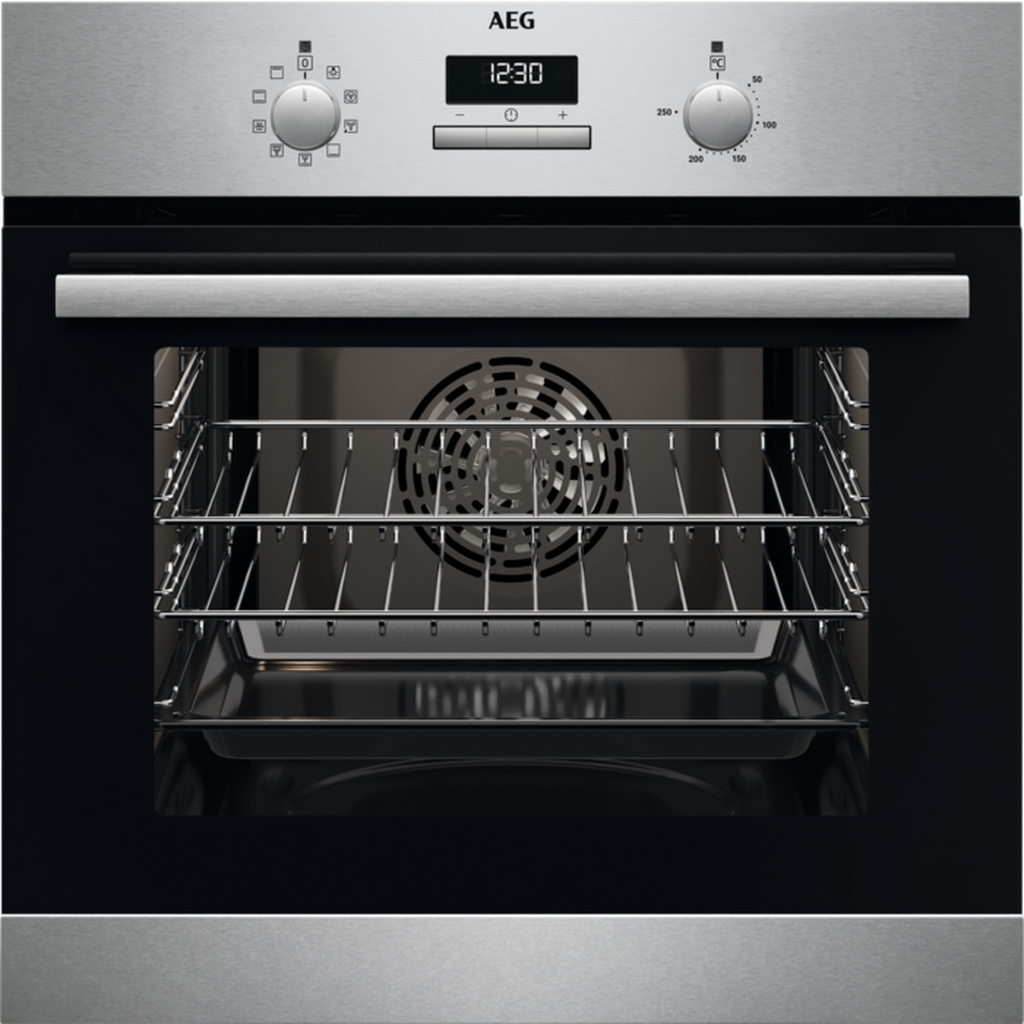 AEG 6000 BCX23101EM Built In Electric Single Oven - Stainless Steel