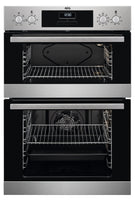 AEG 300 DEX33111EM Built In Electric Double Oven - Stainless Steel