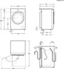 Aeg LFR62844B 8kg Washing Machine with 1400rpm - White - A Rated