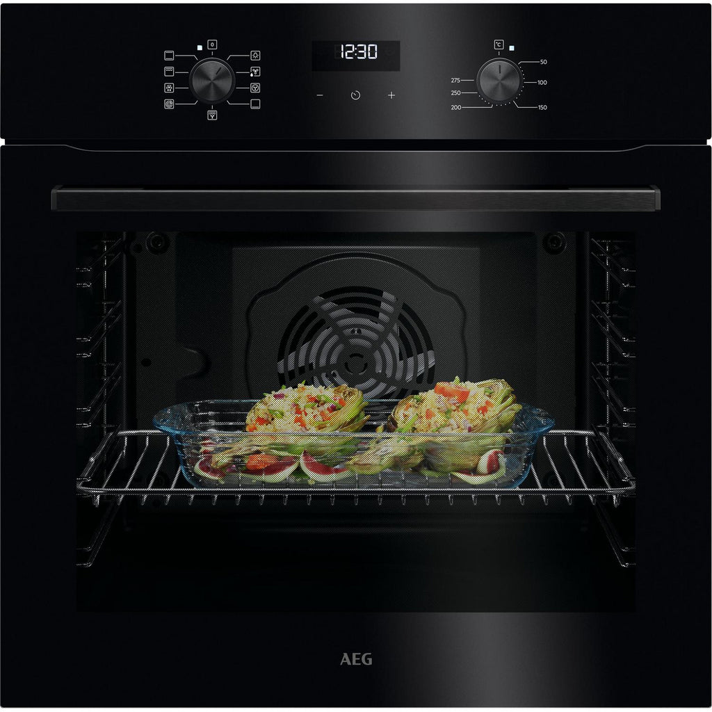 Aeg OU5AB20XK Built In Electric Single Oven - Black