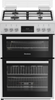 Blomberg GGRN655W 60cm Gas Cooker - White features four gas burners and a double oven for versatile cooking.