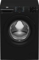 Beko BMN3WT3841B 8Kg Washing Machine with 1400 rpm - Black - A Rated