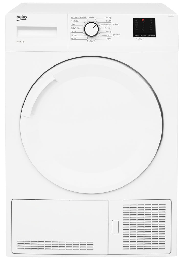 Beko DTBC10001W 10Kg Condenser Tumble Dryer - White - B Rated