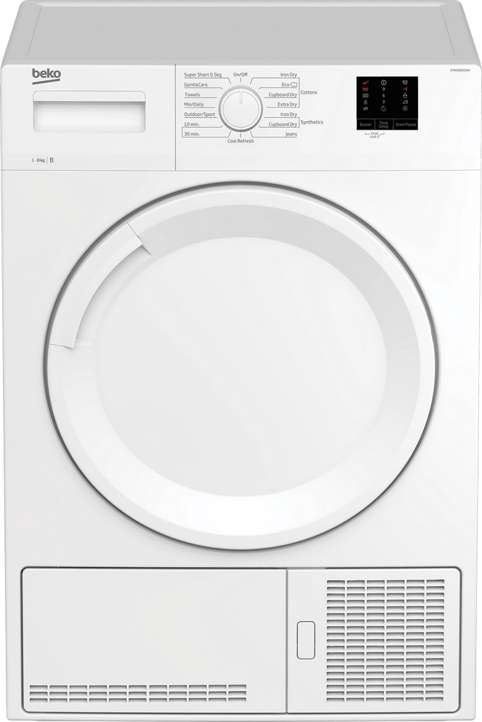 Beko DTKCE80021W 8Kg Condenser Tumble Dryer - White