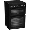 Beko EDC6731K 60cm Electric Cooker with Ceramic Hob - Black