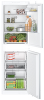 Bosch Serie 2 KIN85NSE0G Integrated Frost Free Fridge Freezer with Sliding Door Fixing Kit - White - E Rated