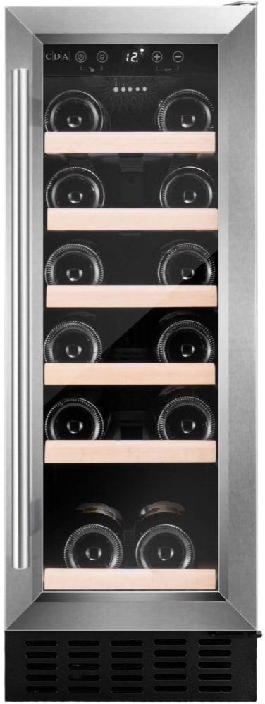 CDA CFWC304SS 30cm Wine Cooler - Stainless Steel - G Rated