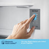 Fridgemaster MQ79395ES Amercian Fridge Freezer - Silver - E Rated