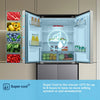 Fridgemaster MQ79395ES Amercian Fridge Freezer - Silver - E Rated