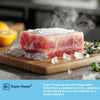 Fridgemaster MQ79395ES Amercian Fridge Freezer - Silver - E Rated