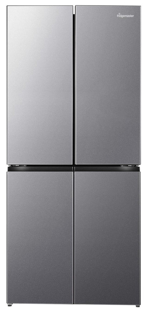Fridgemaster MQ79395ES Amercian Fridge Freezer - Silver - E Rated