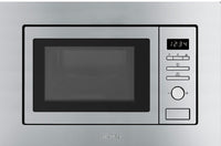 Smeg FMI020X Built in Microwave With Grill - Stainless Steel