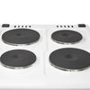 Haden HES050W 50cm Electric Cooker with Solid Hotplate Hob - White