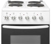 Haden HES051W 50cm Electric Cooker with Solid Plate Hob - White