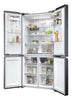 Haier HCR5919EHMB American Fridge Freezer - Brushed Black - E Rated