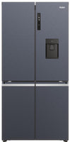 Haier HCR5919EHMB American Fridge Freezer - Brushed Black - E Rated