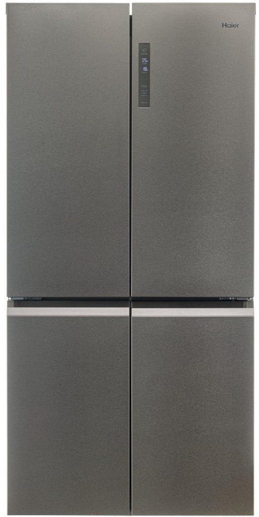 Haier HCR59F19ENMM American Fridge Freezer - Platinum Inox - E Rated