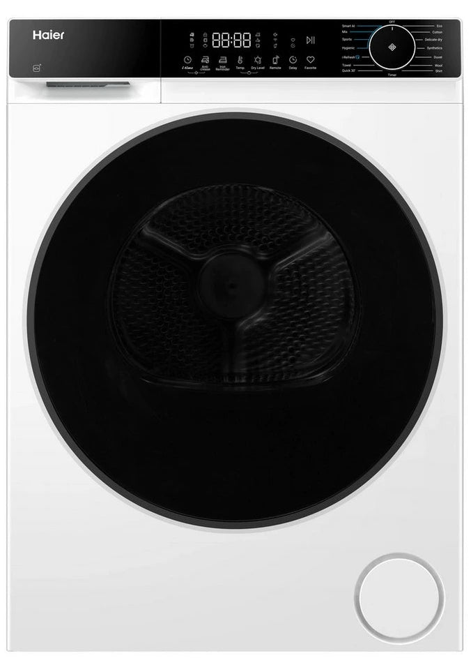 Haier HD90-D357AU1-UK 9Kg Heat Pump Tumble Dryer - White - A++ Rated