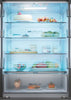 Haier HFR3718ENMD 70cm Frost Free Fridge Freezer - Dark Inox - E Rated