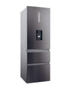 Haier HTW5618EWMP  60cm Frost Free Fridge Freezer - Dark Inox - E Rated