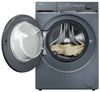 Haier HW100-B14387GUU 10Kg Washing Machine with 1400 rpm - Graphite - A Rated