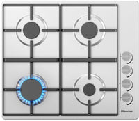 Hisense GM642XHS 60cm Gas Hob - Stainless Steel