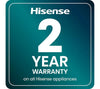 Hisense HS642D90XUK Standard Dishwasher - Stainless Steel - D Rated