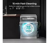 Hisense HS642D90XUK Standard Dishwasher - Stainless Steel - D Rated