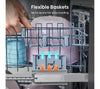 Hisense HS642D90XUK Standard Dishwasher - Stainless Steel - D Rated