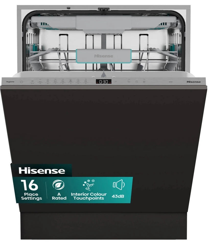 Hisense HV16AUK Fully Integrated Standard Dishwasher - A Rated