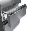 Hisense RF632N4WIE 70cm Frost Free Fridge Freezer - Stainless Steel - E Rated