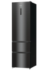 Hisense RM469N4AFDUK 60cm wide Frost Free Fridge Freezer - Black - D Rated