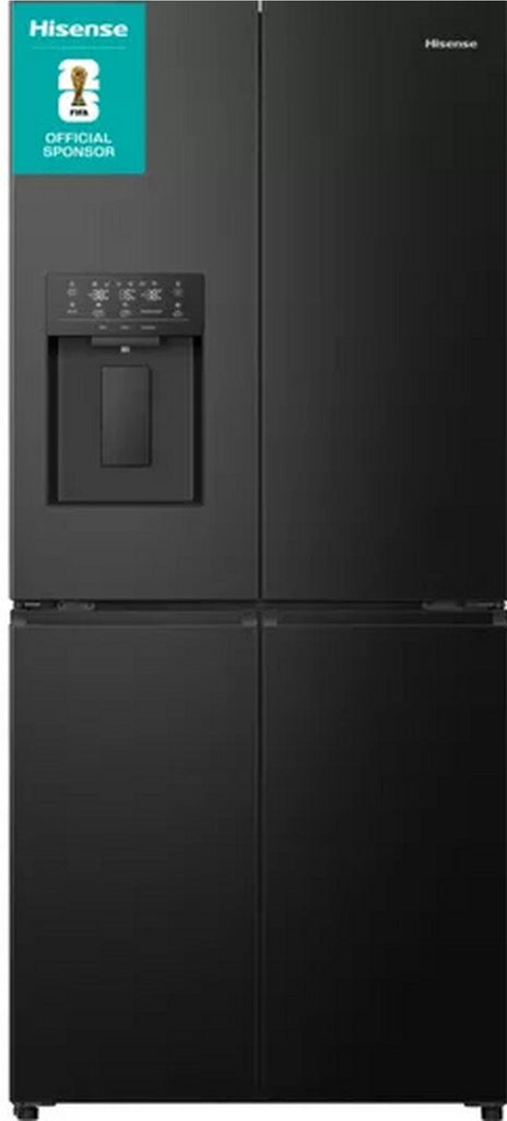 Hisense RQ5P470SYFD American Fridge Freezer - Black - D Rated